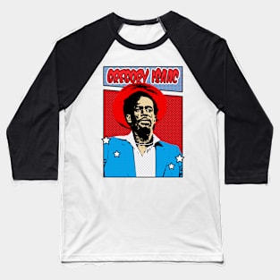 Gregory isaac 80s Pop Art Comic Style Baseball T-Shirt